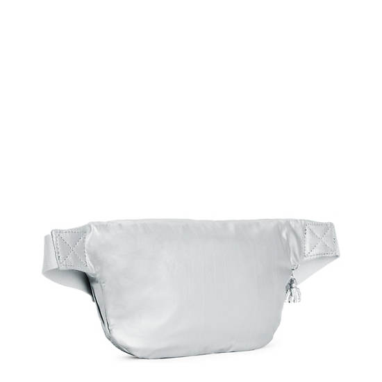 Kipling Yasemina Extra Large Metallic Heuptasjes Zilver | BE 1016CT